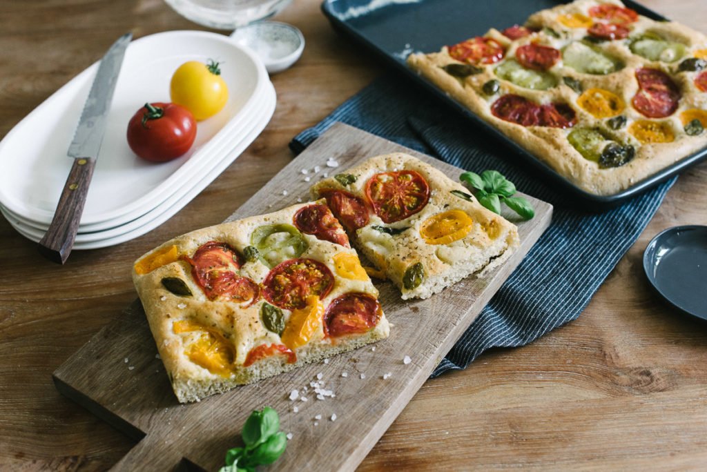 Sommer-Rezept: Focaccia mit Tomaten