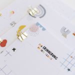 Abschied Lehrer Freundebuch Bunte Buchstabe