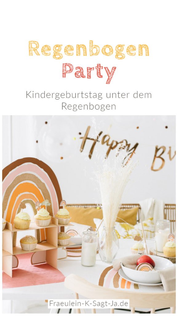 Mädchen Geburtstag mit Regenbogen Kindergeburtstag Kinderparty Dekoration