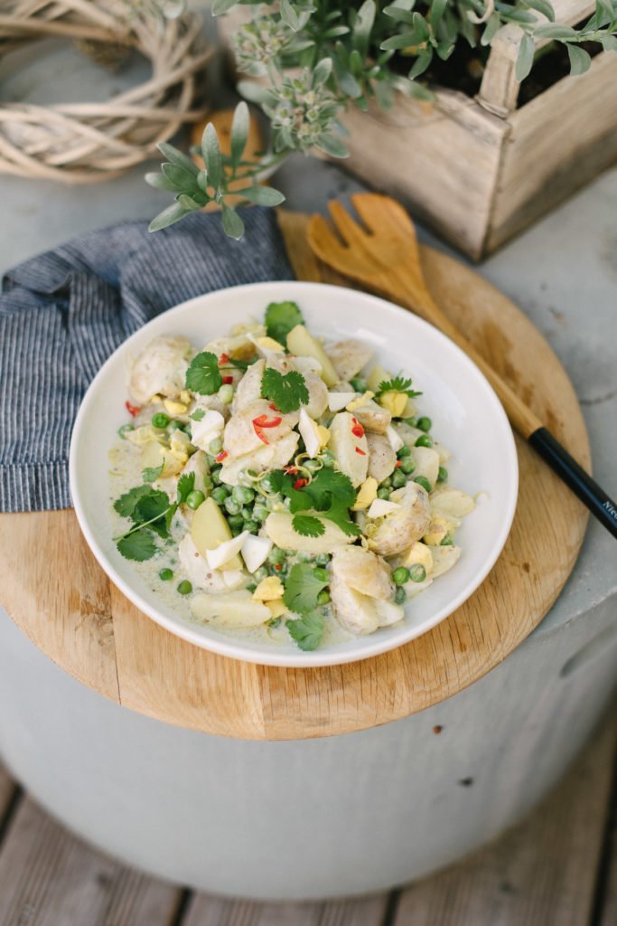 Rezept: Außergewöhnlicher Kartoffelsalat mit Koriander