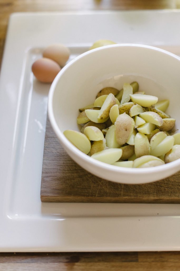 Rezept: Außergewöhnlicher Kartoffelsalat mit Koriander