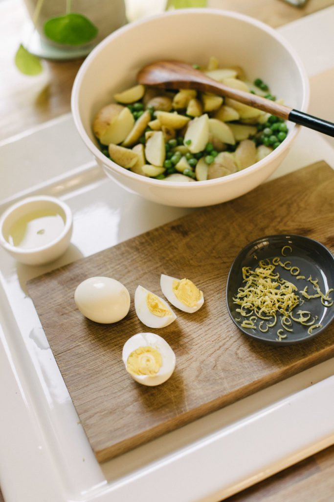 Rezept: Außergewöhnlicher Kartoffelsalat mit Koriander