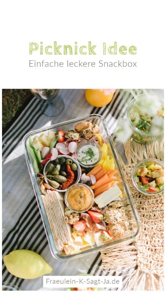 Picknick Idee: Schön leckere Snackbox