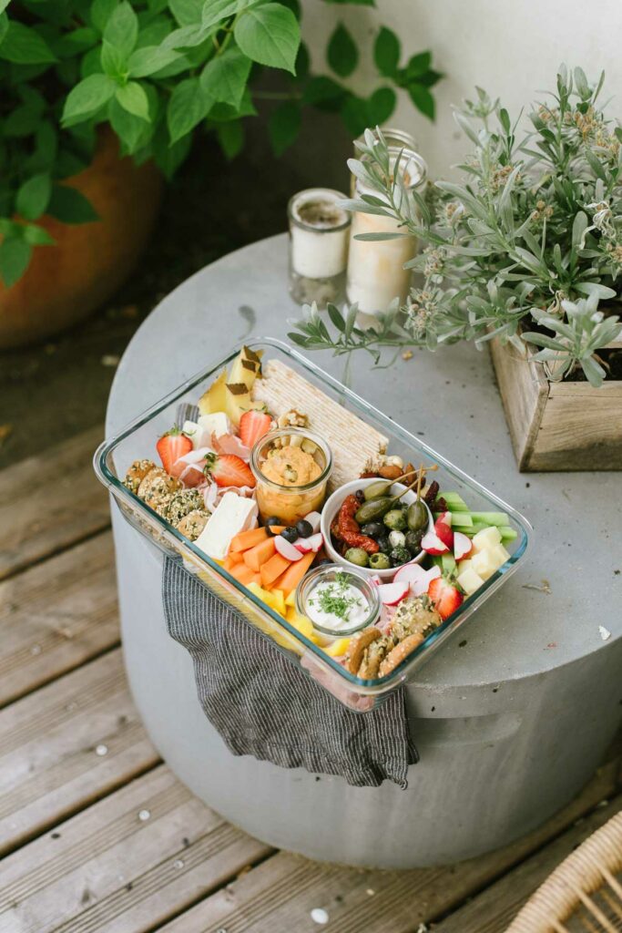 Picknick Idee: Schön leckere Snackbox