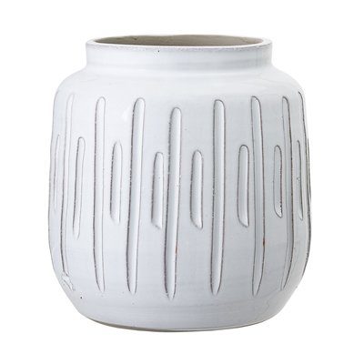 Vase weiß Terracotta