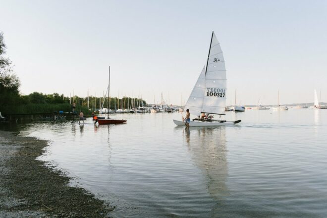 Segelboot am Ammersee