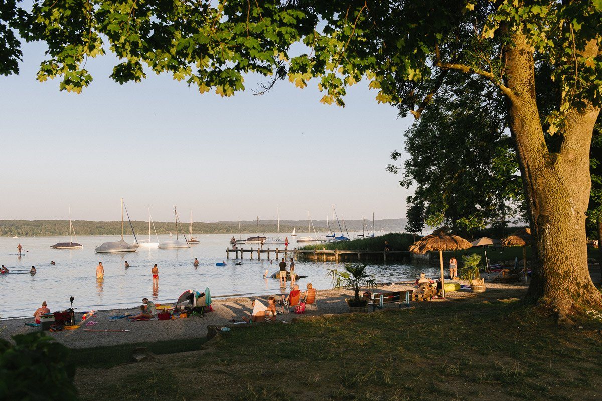 Sonnenuntergang in Utting