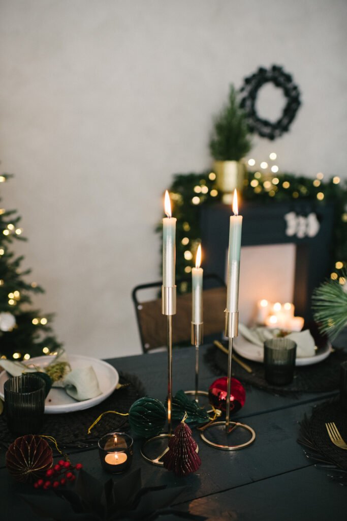 Adventsabend genießen im festlichen Black Velvet- Look - wir schaffen Traditionen neu und feiern im kleinsten Kreis den besinnlichen Advent