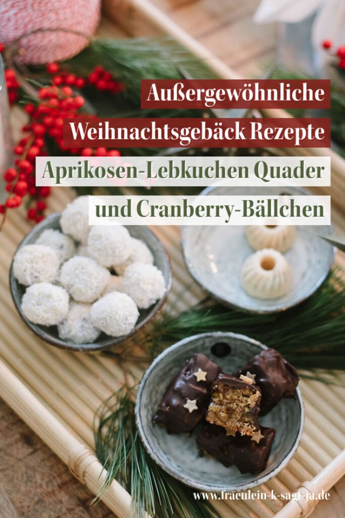 Weihnachtsgebäck: Aprikosen-Lebkuchen und Cranberry-Bällchen gehören zur Weihnachtszeit dazu. So einfach sind die weihnachtlichen Rezepte!