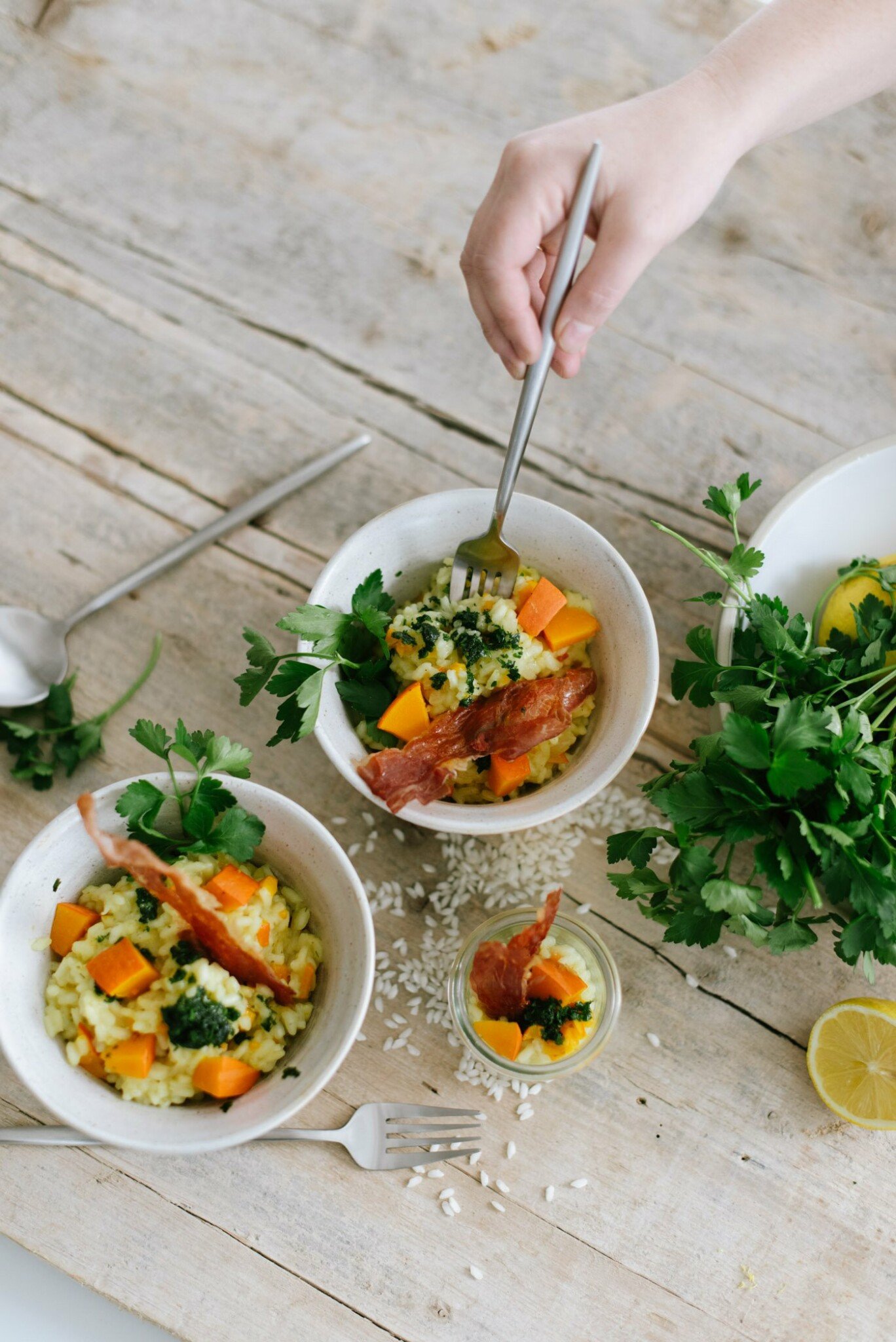Fingerfood für Zwei: Risotto mit Kürbis - Fräulein K. Sagt Ja