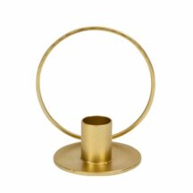 Kerzenhalter Gold mit Ring