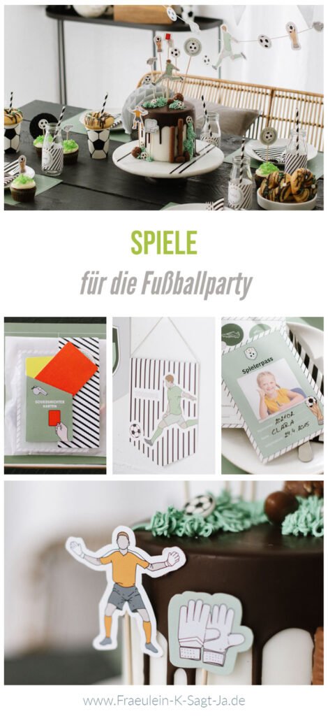 Spiele für die Fußballparty - Fröhliche Spielideen rund um Fußball: Torwandschießen, Spielerpass erlangen, inkl. gratis Fußball Quiz Download.