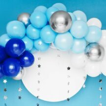 Ballongirlande blau