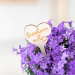 Blumenstecker Erzieher-in mit Herz