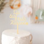 Cake Topper Du bist erste Klasse + Apfel