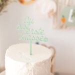 Cake Topper Du bist erste Klasse + Apfel