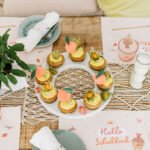 Sommerliche Deko zur Einschulung mit frechen Früchtchen: Einladungskarten, Servietten- Banderolen, Girlanden, uvm. für euren Schulanfang