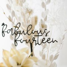 Cake Topper Fabulous fourteen