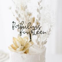 Cake Topper Fabulous fourteen