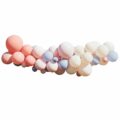Ballongirlande Blush - Nude - Blue
