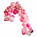 Ballongirlande pink