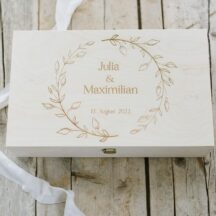 Holzkiste groß 'Julia' zur Hochzeit