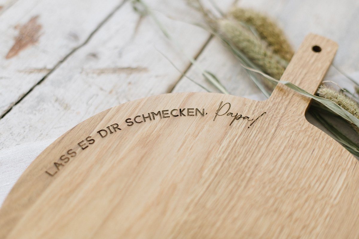 Schneidebrett Lass Es Dir Schmecken Name Fraulein K Sagt Ja