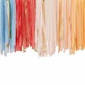 Streamer Dekoration pastell Regenbogen