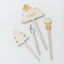 Cake Topper Waldgeburtstag Holz-1