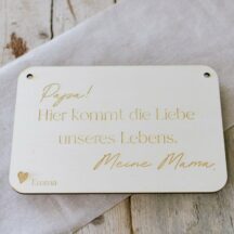 Hochzeitsschild Liebe unseres Lebens