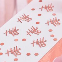 Konfetti hello 18 roségold