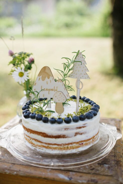 Cake Topper Wald + Name