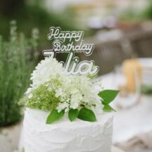 3D Cake Topper Happy Birthday Julia
