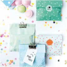 Geschenktueten Mix blau gruen (20 Stueck)