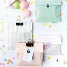 Geschenktueten Mix weiß rosa (20 Stueck)