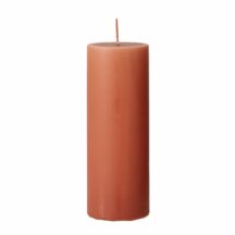 Stumpenkerze Anja Orange (Hoehe 20cm)