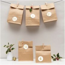 Adventskalender Kraftpapier