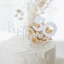 Cake Topper Birthday + Zahl