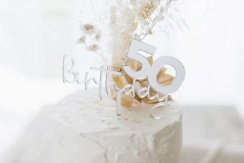 Cake Birthday + Zahl-2 Cake Topper Birthday + Zahl