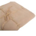 Musselin Tischdecke Taupe