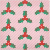 Papierserviette Weihnachten Ilex