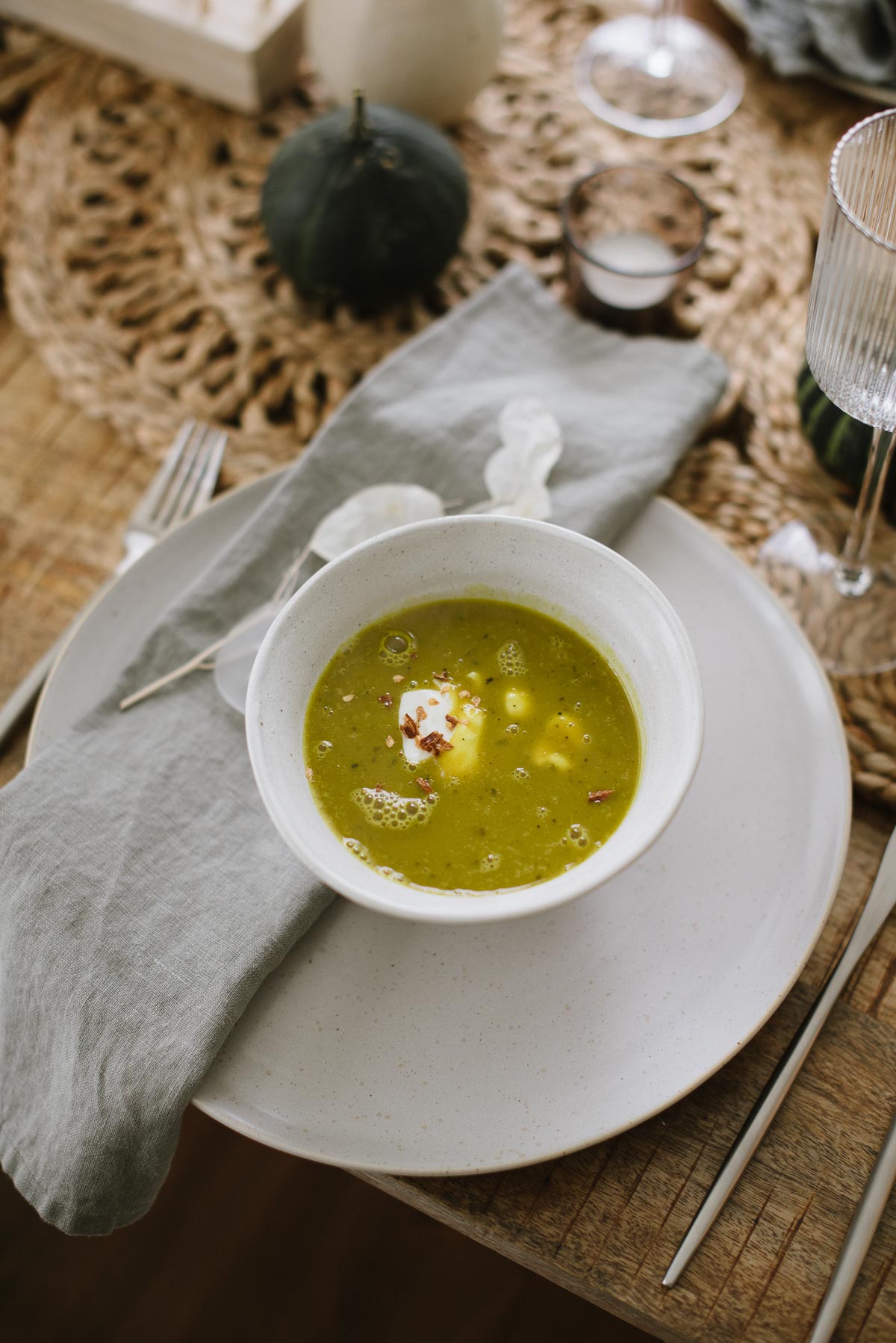 Grüne Kürbissuppe - Mein Lieblingsrezept