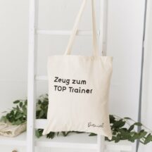 Baumwolltasche Zeug zum Top Trainer