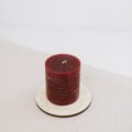 Stumpenkerze Bordeaux 7,5 cm