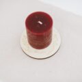 Stumpenkerze bordeaux 7,5 cm