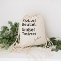 Turnbeutel Kleiner Beutel großer Trainer