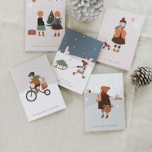 Weihnachtskarten Winterkinder