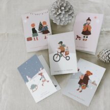 Weihnachtskarten Winterkinder