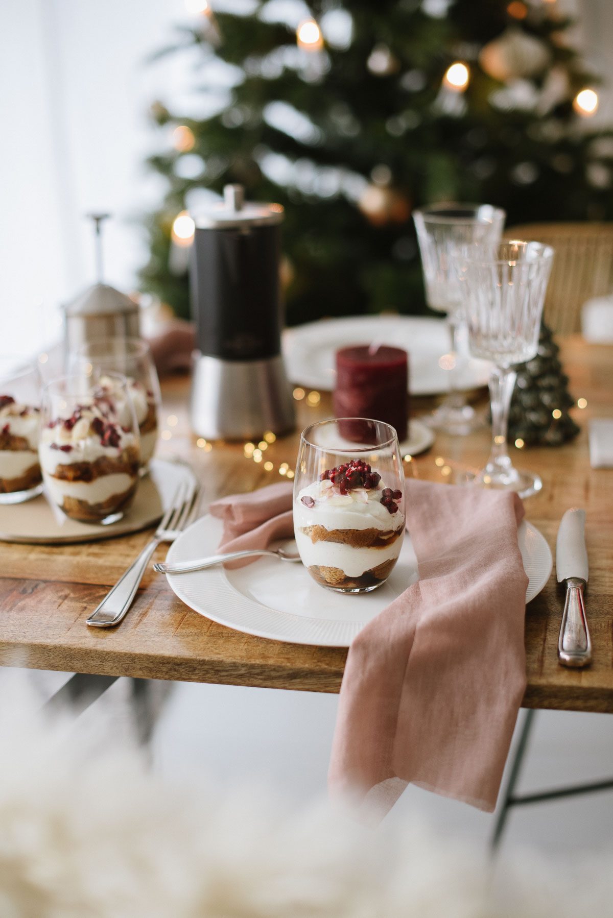 Nachtisch im Glas: Triffle mit Espresso