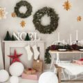 Wabenball Ornament Tropfen dunkelrot